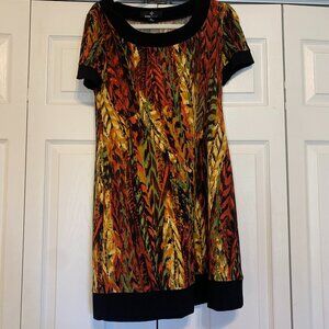 Ronni Nicole Dress 8P Knee Length Fall Colors